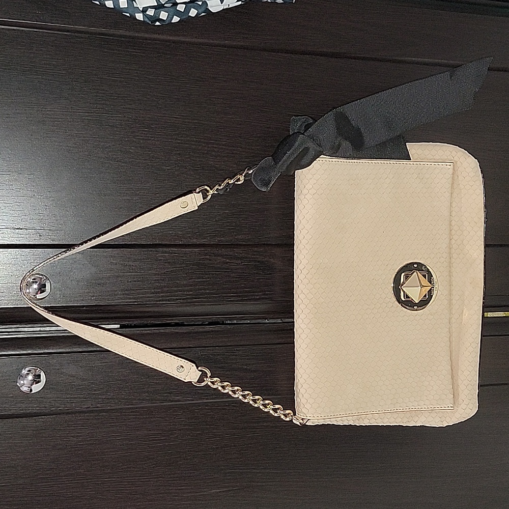 Kate Spade Windsor Palace Snakeskin Leather Bag with Turn Lock